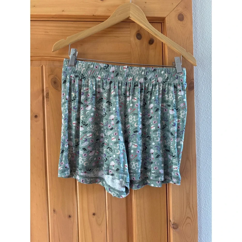 78&Sunny‎ Sweet Dreams Sleep Set Aces Sage Green Mystic Print NWT Size Small